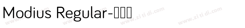 Modius Regular字体转换